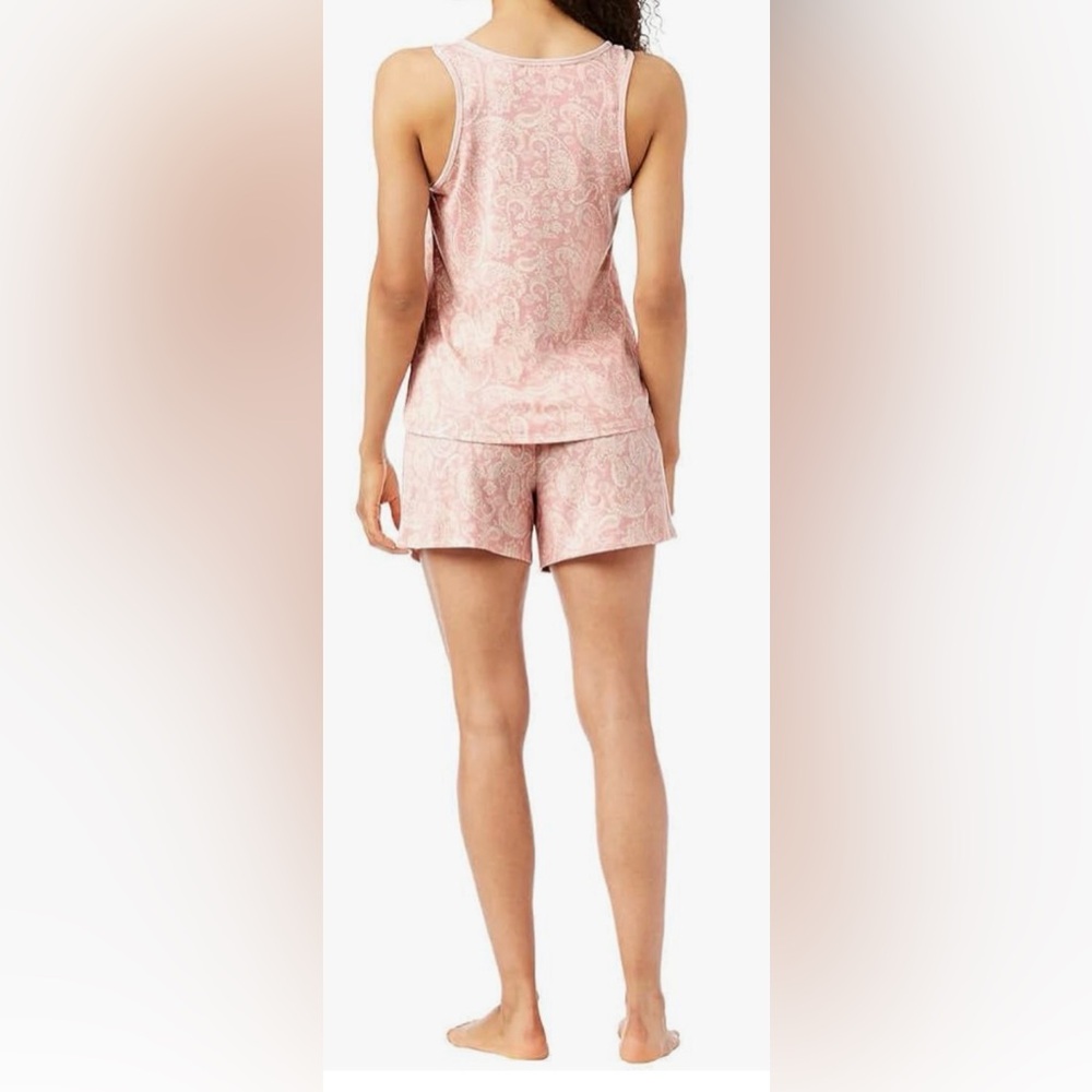 Women's Lucky Pink Paisley Sleepwear Set - Picture 2 of 2
